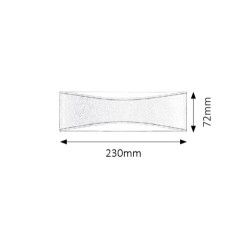 Sieninis lauko šviestuvas Birmingham LED 7W 4000K Neutrali balta (Antracito)