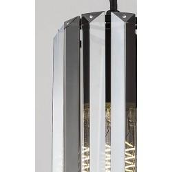 Pakabinamas šviestuvas Veness E27 1x MAX 40W (Matinė Juoda)
