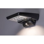 Saulės energija įkraunamas šviestuvas Moselle LED 4W 4000K Neutrali balta (Juoda)
