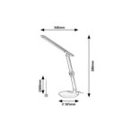 Stalinis šviestuvas Isak LED 9W 3000, 4000, 6500K CCT keičiama balta spalva (Juoda)