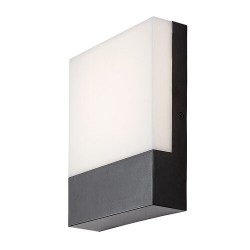 Sieninis lauko šviestuvas Gimone LED 10W 4000K Neutrali balta (Juoda)