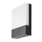 Sieninis lauko šviestuvas Gimone LED 10W 4000K Neutrali balta (Juoda)
