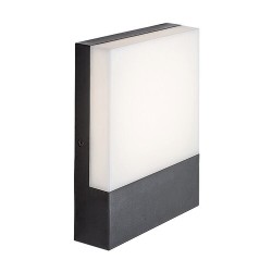 Sieninis lauko šviestuvas Gimone LED 10W 4000K Neutrali balta (Juoda)