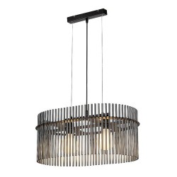 Pakabinamas šviestuvas Inesa E27 2x MAX 40W (Matinė Juoda)