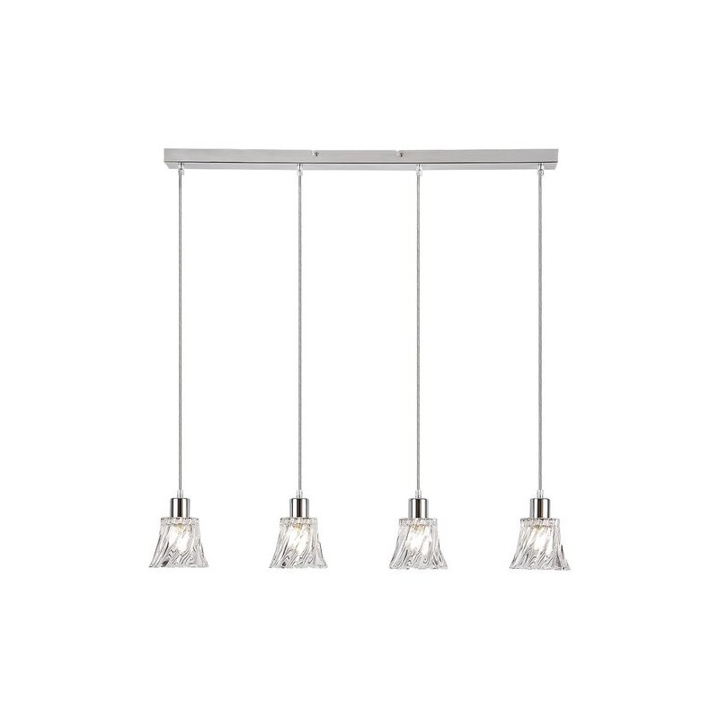 Pakabinamas šviestuvas Hestia E14 4x MAX 40W (Chromo)