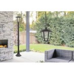 Pakabinamas lauko šviestuvas Sorrento LED 8W 3000K Šilta balta (Matinė Juoda)