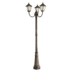 Pastatomas lauko šviestuvas Madrid E27 3x MAX 60W (Sendinta Aukso)