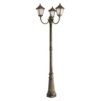 Pastatomas lauko šviestuvas Madrid E27 3x MAX 60W (Sendinta Aukso)