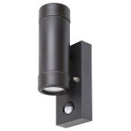 Sieninis lauko šviestuvas Medina GU10 2X MAX 10W (Matinė Juoda)
