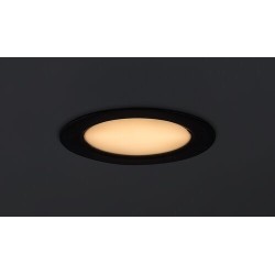 LED panelė Shaun2 LED 6W 3000K Šilta balta (Juoda)