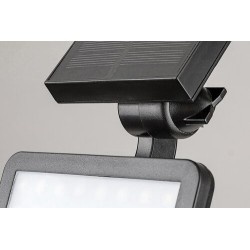 Saulės energija įkraunamas šviestuvas Kelna LED 9.6W 4000K Neutrali balta (Juoda)