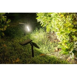 Saulės energija įkraunamas šviestuvas Kelna LED 9.6W 4000K Neutrali balta (Juoda)
