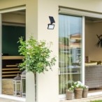 Saulės energija įkraunamas šviestuvas Kelna LED 9.6W 4000K Neutrali balta (Juoda)