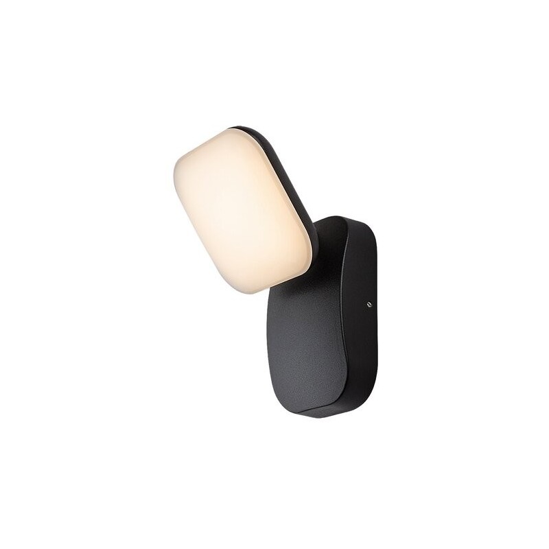 Sieninis lauko šviestuvas Odiel LED 12W 3000K Šilta balta (Juoda)
