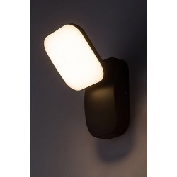 Sieninis lauko šviestuvas Odiel LED 12W 3000K Šilta balta (Juoda)