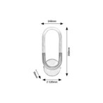 Sieninis šviestuvas Irelia LED 9W 4000K Neutrali balta (Chromo)