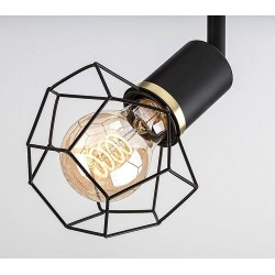 Lubinis šviestuvas Fran E27 2x MAX 40W (Matinė Juoda)