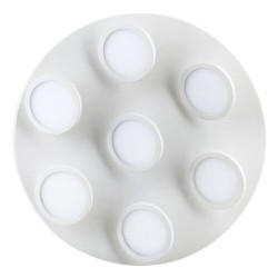 Lubinis šviestuvas Elsa LED 7x 6W 4000K Neutrali balta (Matinė Balta)