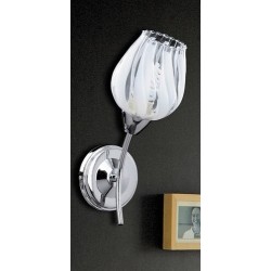 Sieninis šviestuvas Danila E27 1x MAX 60W (Chromo)