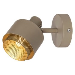 Sieninis šviestuvas Fedora E14 1x MAX 40W (Ruda)