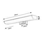 Sieninis šviestuvas Evron LED 13.5W 4000K Neutrali balta (Chromo)
