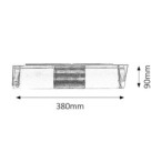 Sieninis šviestuvas Periodic E14 2x MAX 40W (Chromo)