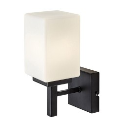 Sieninis šviestuvas Zenkai E14 1X MAX 10W (Matinė Juoda)