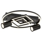 Lubinis šviestuvas Aztec LED 40W 4000K Neutrali balta (Matinė Juoda)