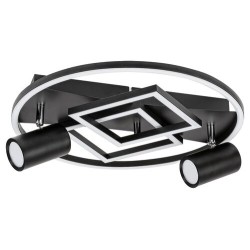Lubinis šviestuvas Aztec LED 40W 4000K Neutrali balta (Matinė Juoda)