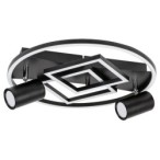 Lubinis šviestuvas Aztec LED 40W 4000K Neutrali balta (Matinė Juoda)