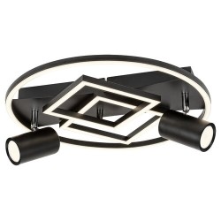 Lubinis šviestuvas Aztec LED 40W 4000K Neutrali balta (Matinė Juoda)