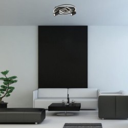 Lubinis šviestuvas Aztec LED 40W 4000K Neutrali balta (Matinė Juoda)