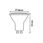 LED lemputė GU10 SMD-LED 7W 3000K Šilta balta
