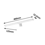 Sieninis šviestuvas Levon LED 8W 4000K Neutrali balta (Chromo)