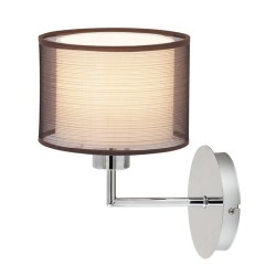 Sieninis šviestuvas Anastasia E27 1x MAX 60W (Chromo)