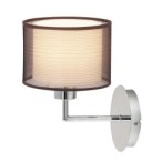 Sieninis šviestuvas Anastasia E27 1x MAX 60W (Chromo)