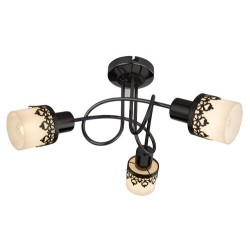 Lubinis šviestuvas Lacey E14 3x MAX 40W (Juoda)