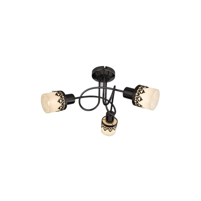 Lubinis šviestuvas Lacey E14 3x MAX 40W (Juoda)