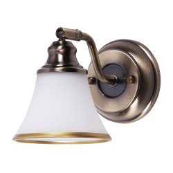 Sieninis šviestuvas Grando E14 R50 1x MAX 40W (Bronzos)
