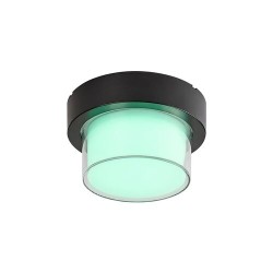 Sieninis lauko šviestuvas Durbe LED 10W 3000-6500K CCT keičiama balta spalva (Juoda)