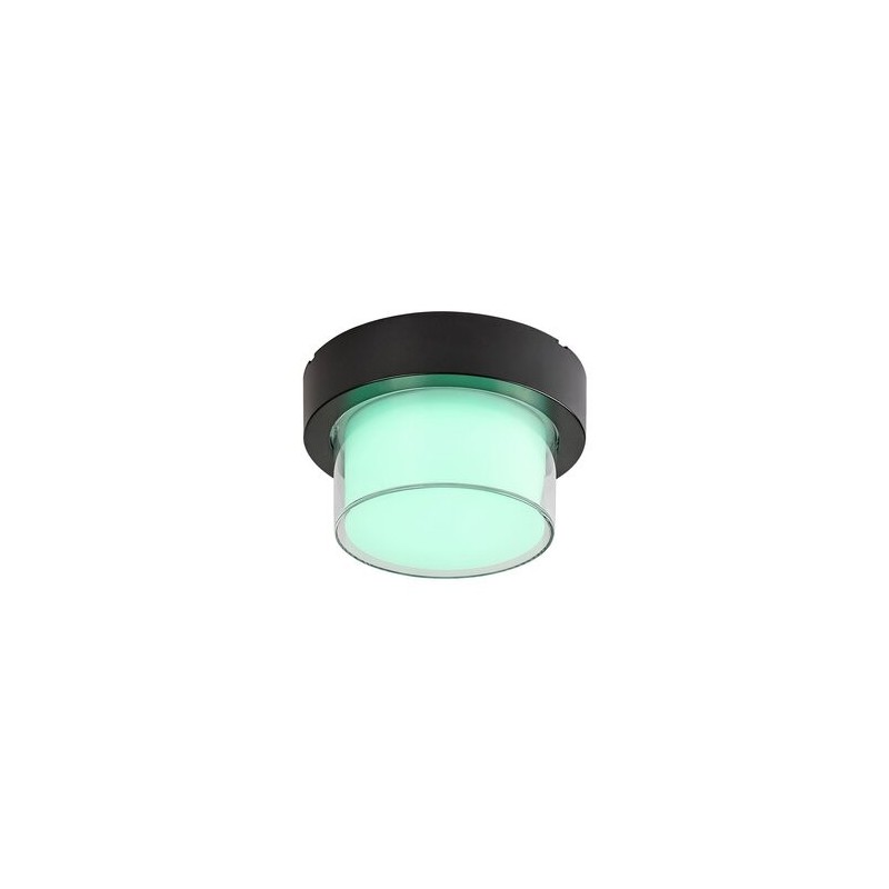 Sieninis lauko šviestuvas Durbe LED 10W 3000-6500K CCT keičiama balta spalva (Juoda)