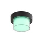 Sieninis lauko šviestuvas Durbe LED 10W 3000-6500K CCT keičiama balta spalva (Juoda)