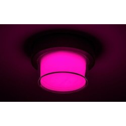 Sieninis lauko šviestuvas Durbe LED 10W 3000-6500K CCT keičiama balta spalva (Juoda)