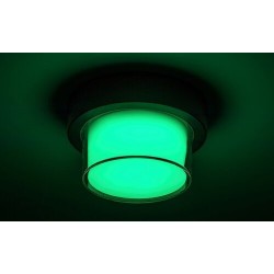 Sieninis lauko šviestuvas Durbe LED 10W 3000-6500K CCT keičiama balta spalva (Juoda)