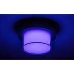 Sieninis lauko šviestuvas Durbe LED 10W 3000-6500K CCT keičiama balta spalva (Juoda)