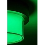 Sieninis lauko šviestuvas Durbe LED 10W 3000-6500K CCT keičiama balta spalva (Juoda)