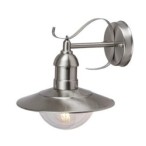 Sieninis lauko šviestuvas Oslo E27 1x MAX 60W (Chromo)