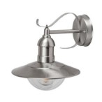 Sieninis lauko šviestuvas Oslo E27 1x MAX 60W (Chromo)
