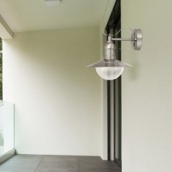Sieninis lauko šviestuvas Oslo E27 1x MAX 60W (Chromo)