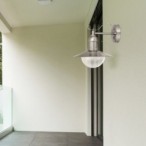 Sieninis lauko šviestuvas Oslo E27 1x MAX 60W (Chromo)